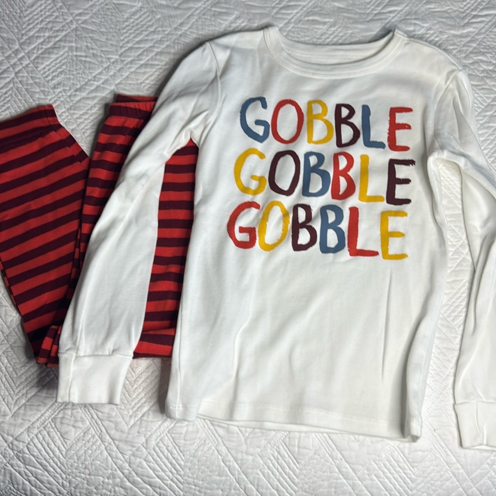 Gymboree Thanksgiving Cotton Pajama Set NEW